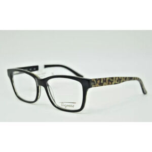 TIGRESS TGS119WM BLACK ANIMAL 51 16 135 EYEGLASSES FX FRAMES